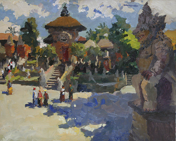 painting, landscape, realism, other countries, Indonesia, Bali