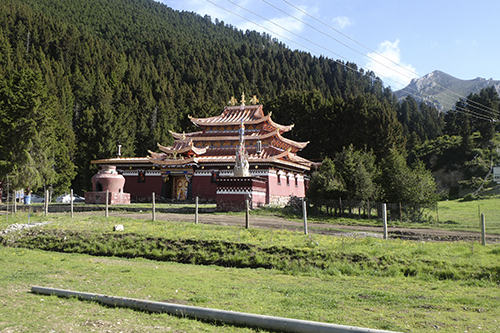 Буддийский храм Тибете