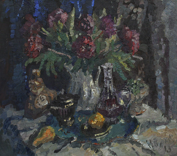 Буртов Николай, цветочный натюрморт